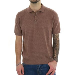 POLO IN MAGLIA BL11 TABACCO